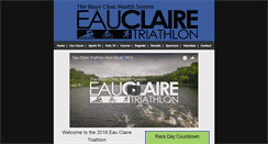 Desktop Screenshot of eauclairetriathlon.com